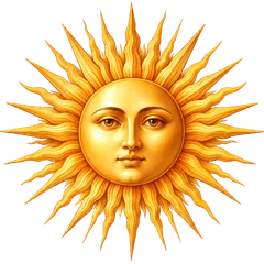 A golden Sun